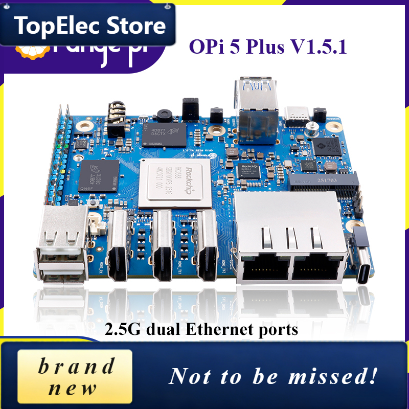 Orange Pi 5 Plus 16Gb - TopElec OrangePi 5 Plus 16GB Versione