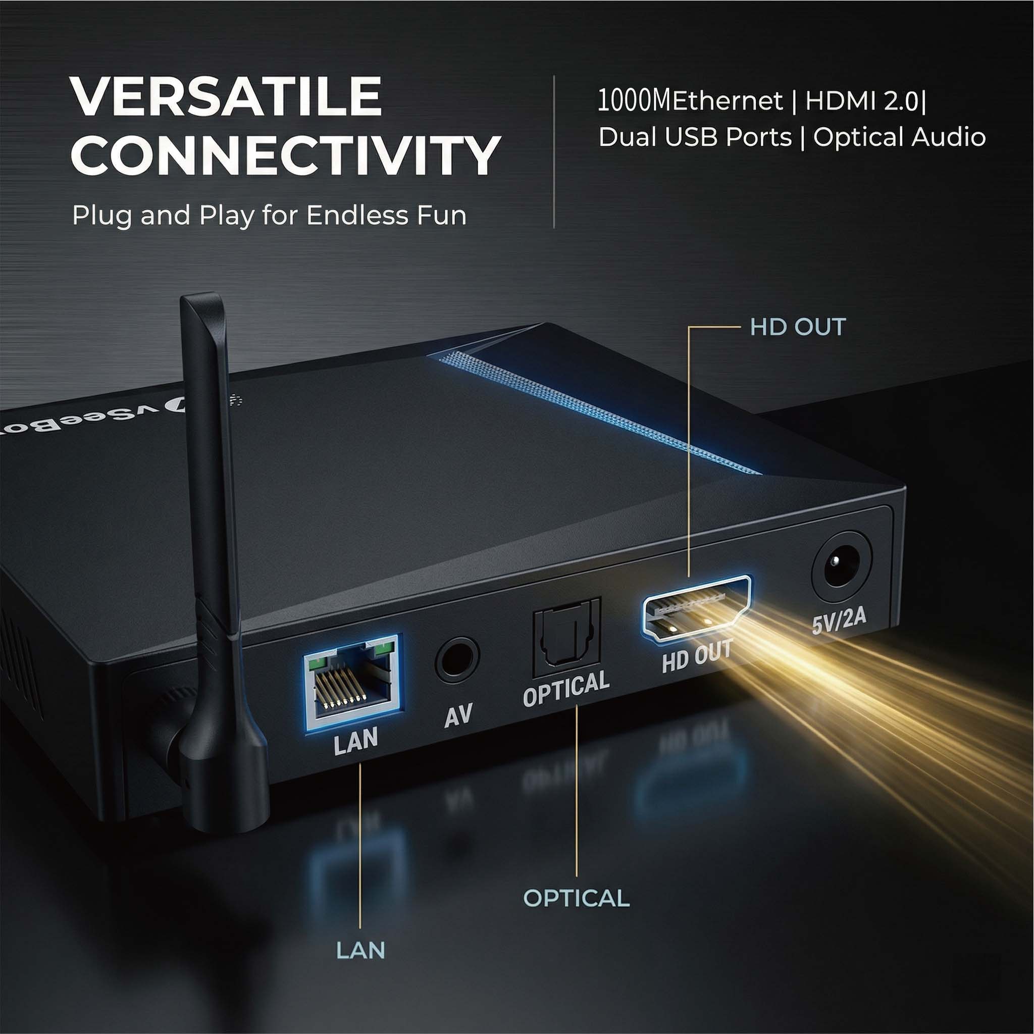 VSeeBox V6 Pro 2026 Ultima Ver - Khadas Vim4 8Gb recensione e prezzo